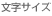 文字サイズ