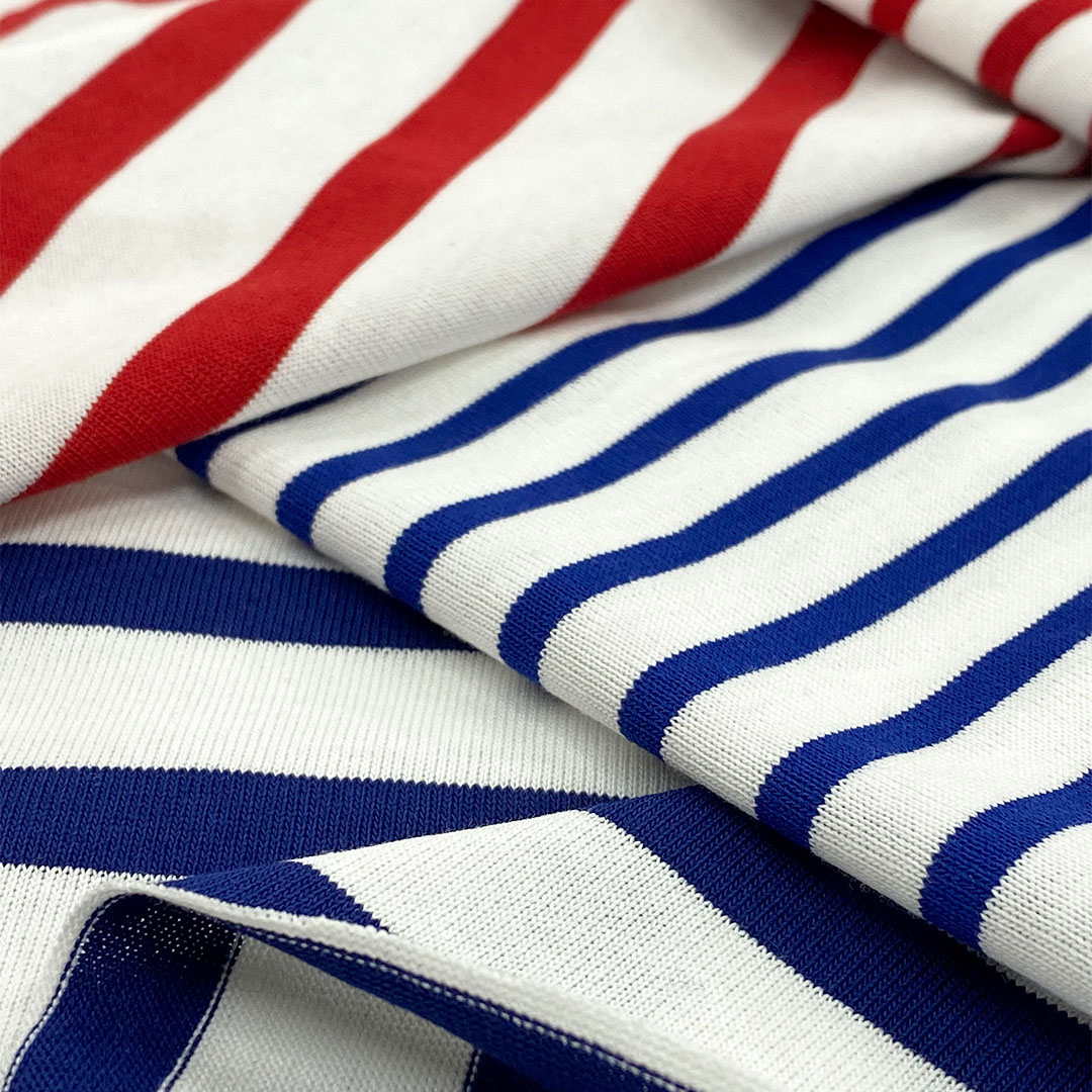 14-1224 ] バスク天竺ボーダー | 瀧定名古屋14課